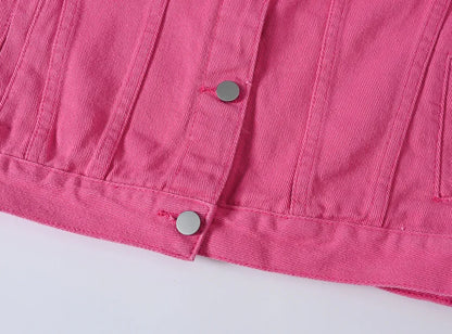 Y2k Denim Jeans Coat Cotton Women Button Spring Autumn Ropa Cardigan Punk Gothic Bomber Jacket Windbreaker Elegant Jackets