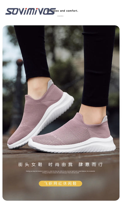 Outdoor Super Light Men Sneakers Fashion Breathable Running Sport Shoes Quality Slip-on Unisex Athletic Footwear 2022 Hot Sale