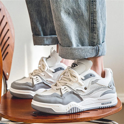 Men's shoes four seasons of the new style all kinds of students retro platform leisure sports shoes