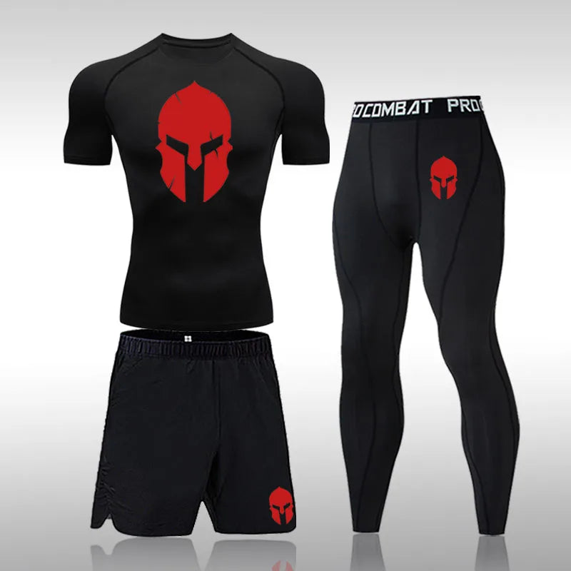 Men Sport Suits - Compression Workout Gear | Rashguard Shirts & MMA Fightwear
