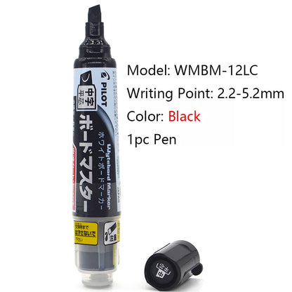 Pilot Whiteboard Marker Pen Stationery White Board Markers 1.7/2.2-5.2/2.3MM Tips Dry-Erase Refillable Liquid Ink School Office