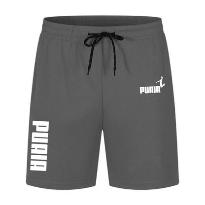 Men's Running Shorts Casual Sports Breathable Mesh Quick Dry Shorts Outdoor Hiking Clothing Fitness Quick Dry Drawstring Shorts