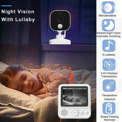 Cdycam ABM900 2.8 Inch Baby Monitor Surveillance Video Baby Camera Security Protection Two Way Audio Night Vision Cam Babysitte
