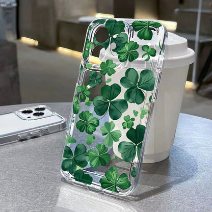 Clear Phone Case For Samsung S26 S25 Ultra S24 S23 S22 S21 A57 A37 A17 A07 A56 5G A36 A26 A16 A55 A54 A53 Pink Flower Soft Cover