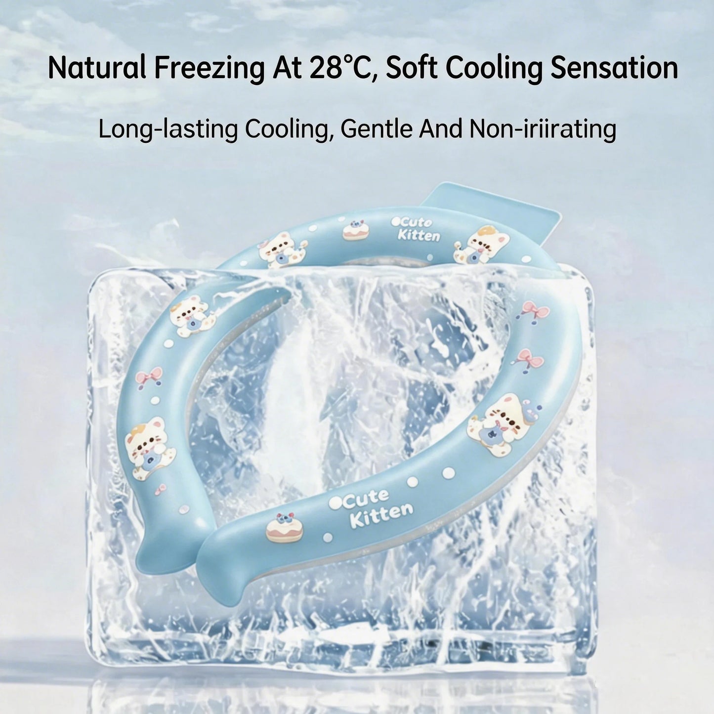 Neck Cooling Ring – Reusable Ice Cooling Strap for Summer