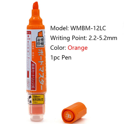Pilot Whiteboard Marker Pen Stationery White Board Markers 1.7/2.2-5.2/2.3MM Tips Dry-Erase Refillable Liquid Ink School Office