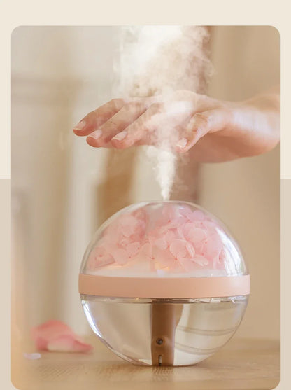 270ML USB Rechargeable Air Humidifier with LED Light - Home Hydration Mist Maker - ZOOMNSTORE