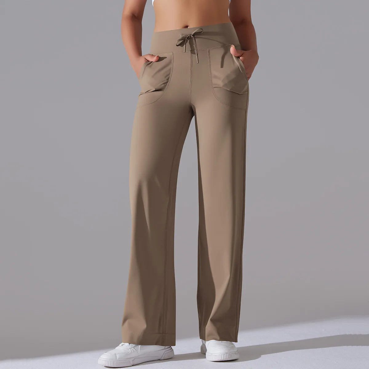 Yoga Straight Leg Sweatpant Straight Leg Women's Loose Tracksuit Pants Wide Leg Outdoor Gym Runing Casual Tracksuit Pants