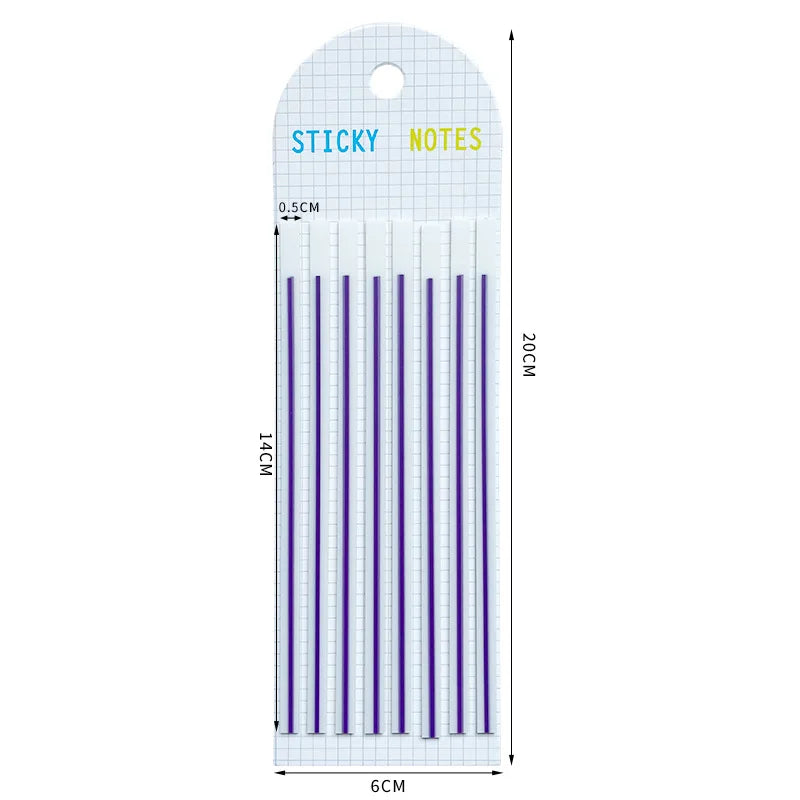 160 Sheets Transparent waterproof Mark Line Index Memo Pad Sticky Notepads Paper Sticker Notes School Supplies Stationery