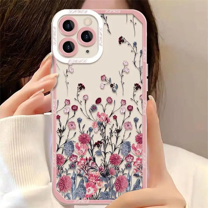 Flower Love Heart Case For Samsung Galaxy A57 A17 A07 A06 A56 A16 A36 A55 5G A15 A54 A14 A34 A32 A33 S26 S25 Ultra Plus Cover