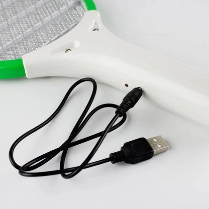 USB Car Mini Electric Mosquito Swatter Summer Mosquito Insect Racket Killer Rechargeable Handheld Bug Zapper for Bedroom