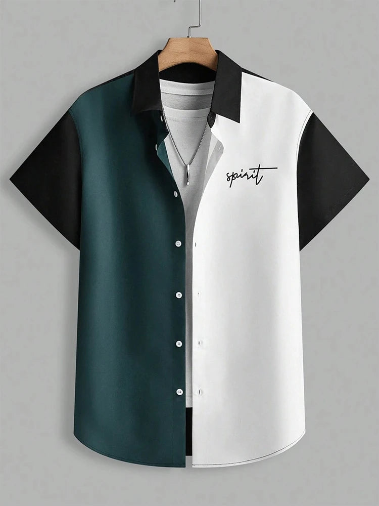 Hawaiian Men's Shirt Summer Outdoor Beach Men's Short-sleeved Shirt Urban Everyday Casual Men's Shirt Street Fashion Men's Shirt