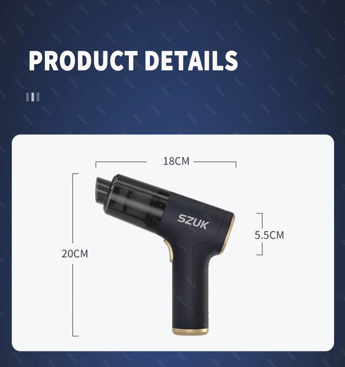 Car Vacuum Cleaner | Handheld Wireless Portable Duster with Powerful Suction