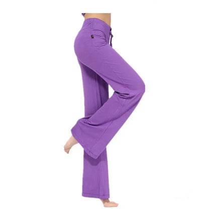 2024 Flare Leggings Yoga Pants Women High Waist Wide Leg Pants Women Gym Fitness Sports Black Flared Pant Latin Dance Trousers