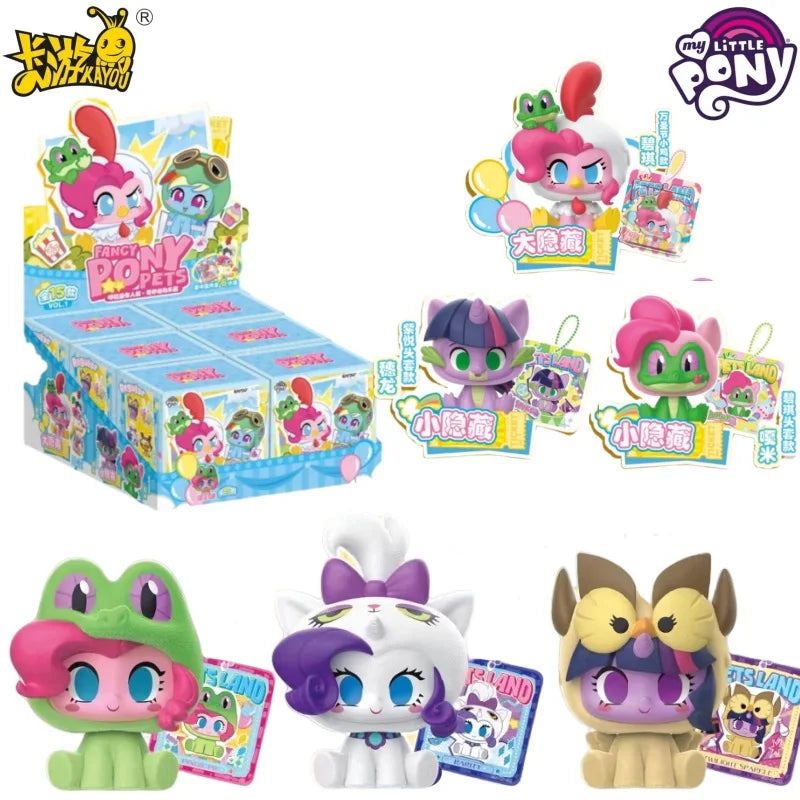 KAYOU Official Genuine My Little Pony Card Animation Cartoon Game Collection Peripheral Children's Toys Holiday Girl Gifts