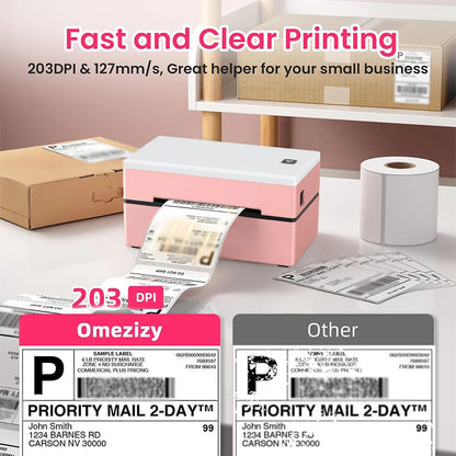 Marklife Thermal Label Printer Marker D200 Bluetooth Shipping Inkless Sticker Printer Compatible with iPhone Android Mac Window