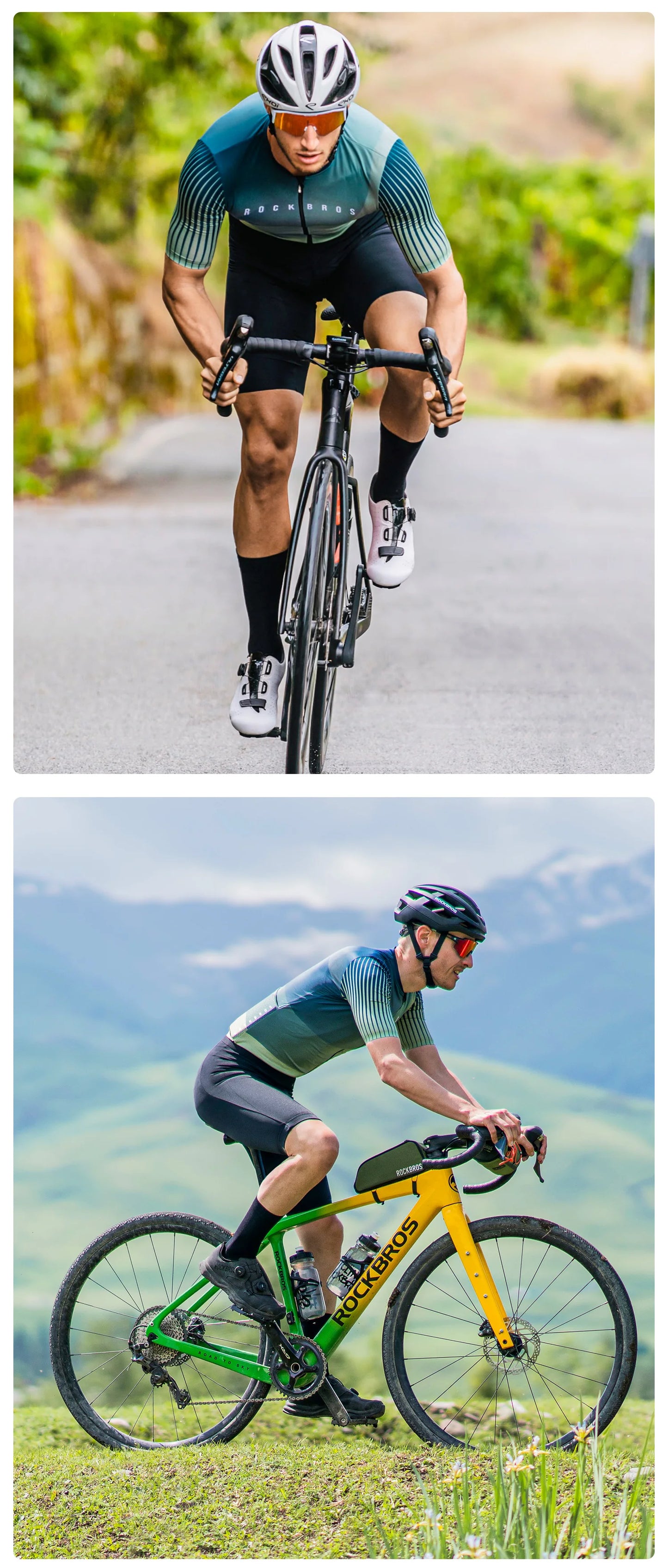 Men's Summer Cycling Jersey – Breathable Quick-Dry Bike Top