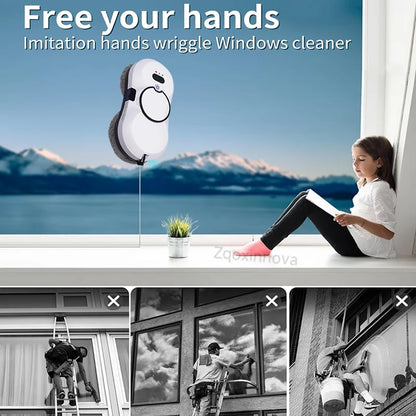 Smart Window Cleaning Robot - Automatic Glass Washer  Vacuum