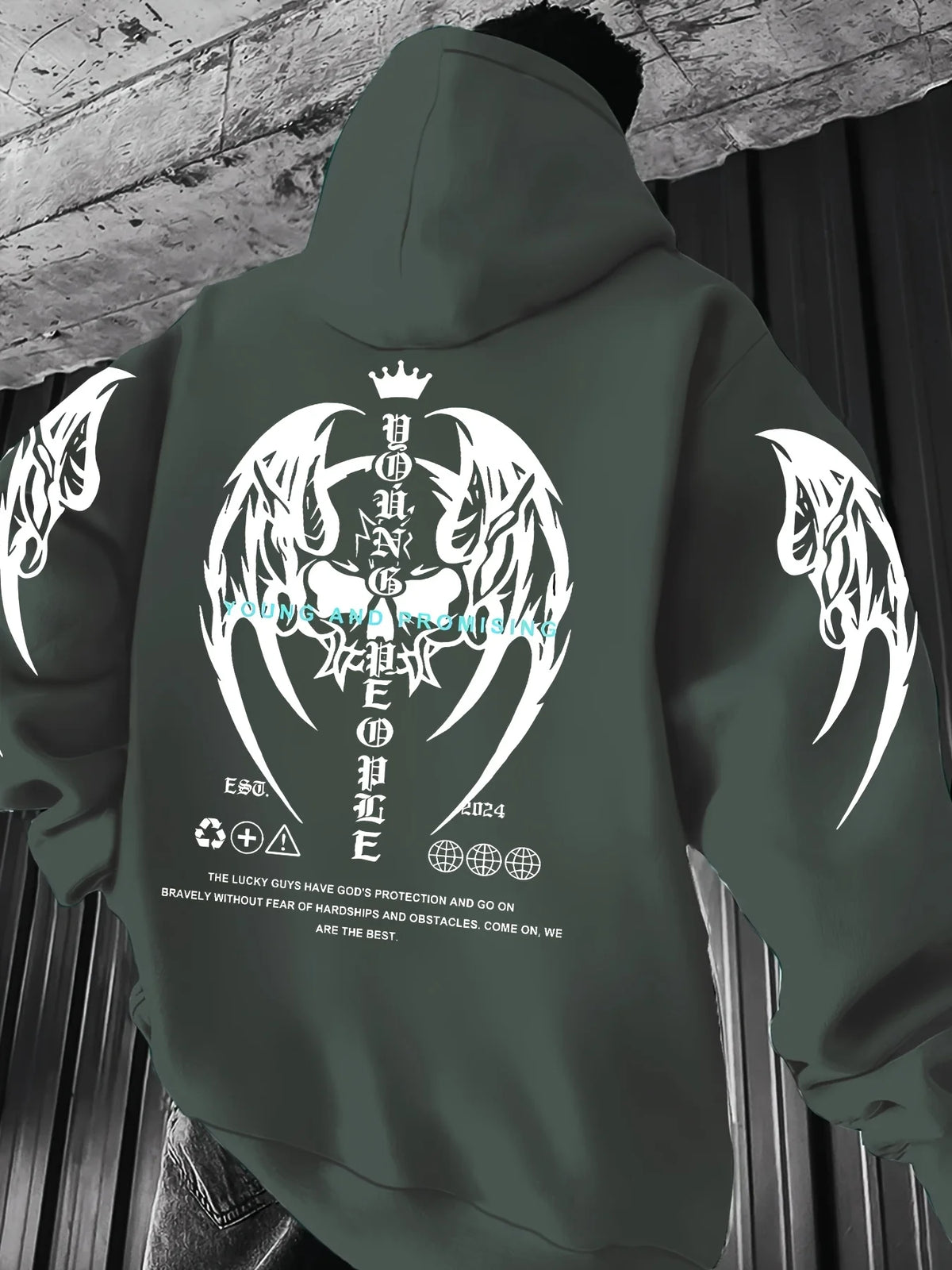 New 3D Men's Autumn/Winter Hoodie Sweatshirt Y2 Personalized Printed Fashion Trend Hip Hop Street