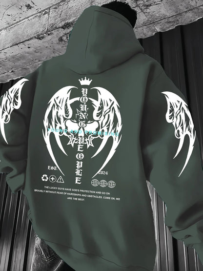 New 3D Men's Autumn/Winter Hoodie Sweatshirt Y2 Personalized Printed Fashion Trend Hip Hop Street