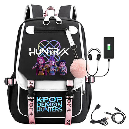 Kpop Demon Hunters Backpack - Large Capacity Multi Functional School Bag for Teens