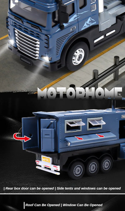 2025 Hot 39cm Car Model Toys for Children Kids Games Boys Motor Home Christmas Train Alloy Cars At Scale Girl Gifts with Light