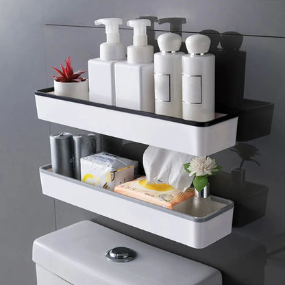 Wall-Mounted Toilet Storage Cabinet - Multifunctional Bathroom Organizer Shelf