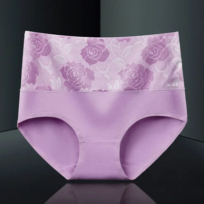 3Pcs/Lot Women's Underwear Plus Size Cotton Panties High Waist Briefs Sexy Lingerie Female Pantys M-5XL Seamless Underpant Girls
