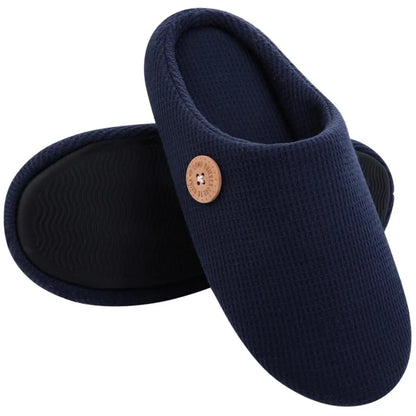 Classic Men Slippers Indoor Men Slippers Fashion Men House Slippers Outdoor Antiskid Soft Men Flat Slippers Winter Bedroom Shoes