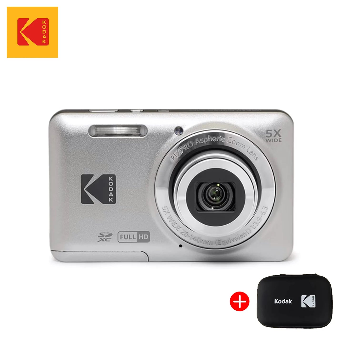 Kodak Digital Camera - 16MP Compact Camera with 5X Optical Zoom & 28mm Wide Angle Lens