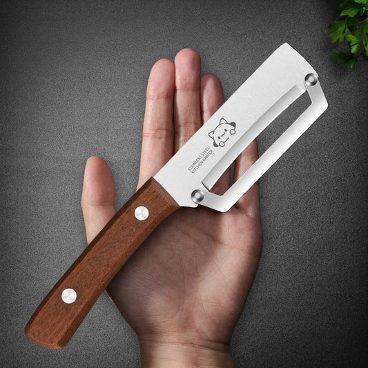 Wooden Handle Paring Knife - High-Quality Kitchen Fruit Scraper Tool