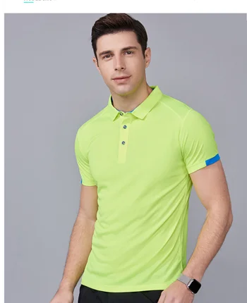 Men's Quick-Dry Polo Shirt – Breathable Golf & Sports Jersey (8 Colors)