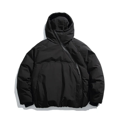 Winter Ski Parka Jacket Men Women Fashion Loose Padded Cotton Hooded Jacket Cityboy Streetwear Hoody Parkas Coat Outerwear