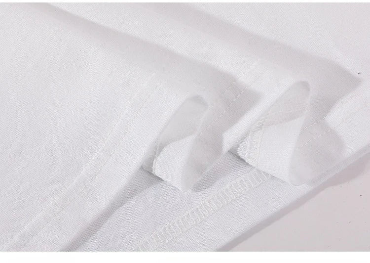 210G Heavy Cotton Men's T-shirt Edge-bumping O-Neck Short-sleeved Man T shirt Contrasting Color Splicing Men T-shirt Tops Tees