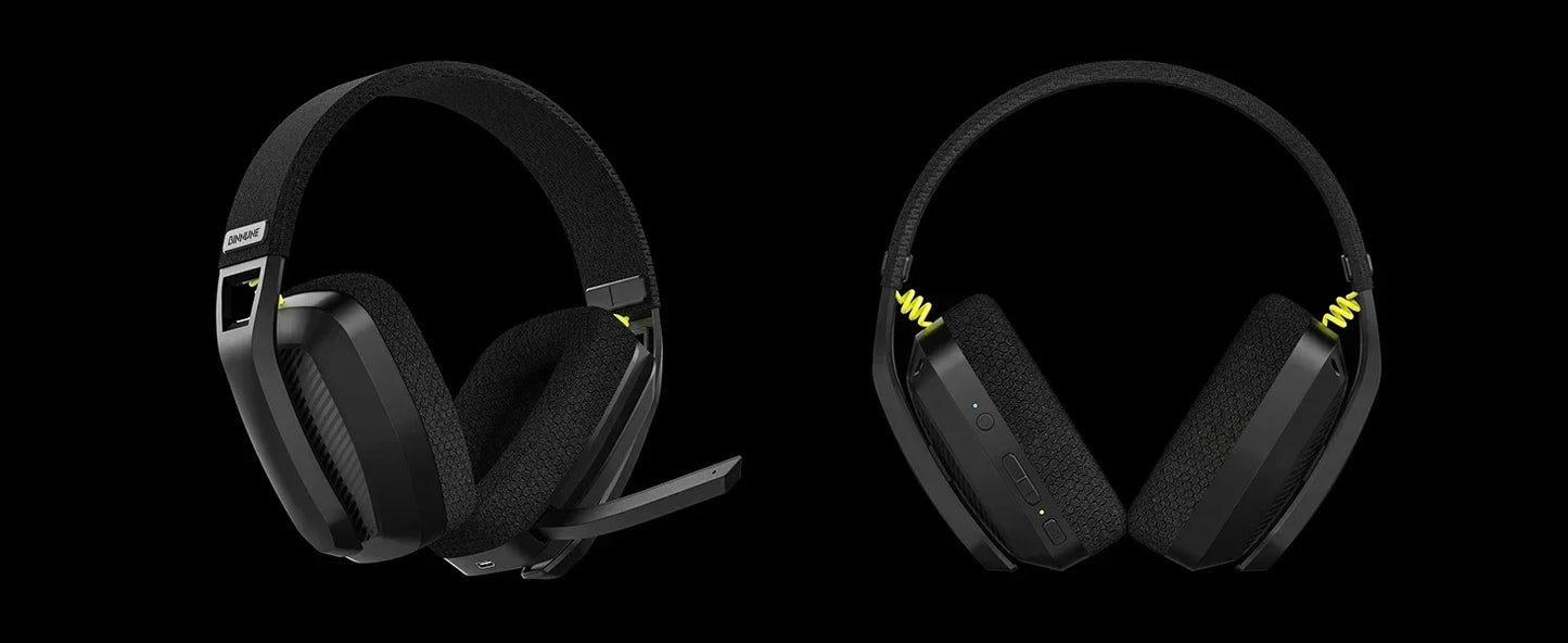 BINNUNE BW06 2.4GHz Bluetooth Gaming Headset with Mic for PS5 PS4 PC Mac Playstation Wireless Gaming headphone with Microphone
