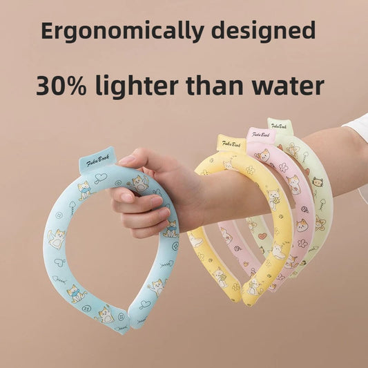 28° Heatstroke prevention and cooling collar summer outdoor sports cooling neck ring fashionable PCM cold neck ring Cooling tool