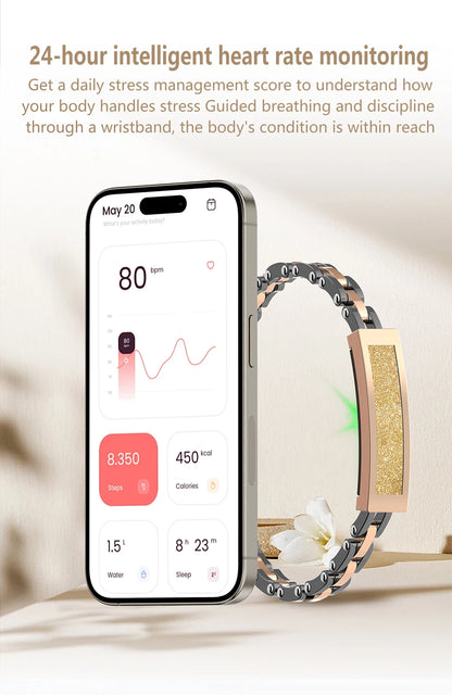 2026 New Smart Watch Pedometer Health Smart Bracelet Women Men Sports Fitness Waterproof Heart Rate Sleep Monitoring Wristbands