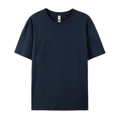 Cotton Casual T-Shirts for Women - Short Sleeve Sporty O-Neck Tops - ZOOMNSTORE
