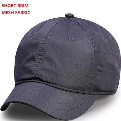 Oversize Big Head Man Plus Size Baseball Cap Spring Summer Thin Fabric Mesh Sun Hat Male Snapback M 55-59cm L 60-64cm