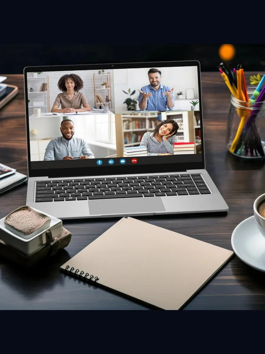 Xiaman Ultra Slim Windows 11 Laptop Computer 14.1" 12GB RAM 1TB SSD Intel Atom A3950 Notebook 1920*1080 Office Study Computer PC
