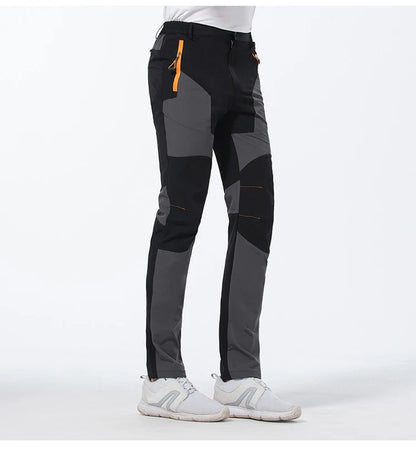 Men's Hiking Pants Summer ultra-thin, Breathable and cool Quick Dry Lightweight Cargo Work Golf Travel Pants with Zipper Pocket