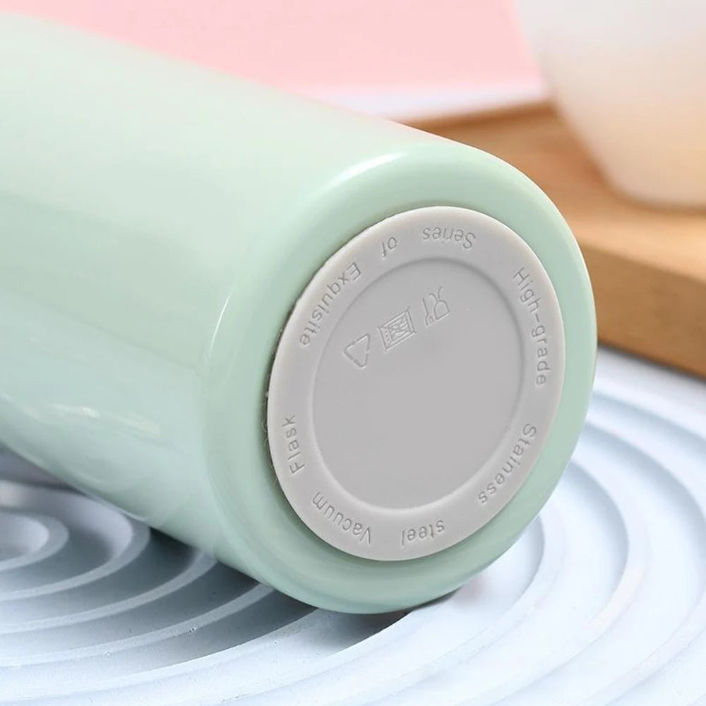 280ml stainless steel insulated cup, portable vacuum water bottle, suitable for outdoor travel, school, office, exquisite gifts