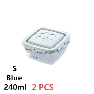 Plastic Food Storage Container - Multi Size Stackable Storage Containers for Refrigerator Use
