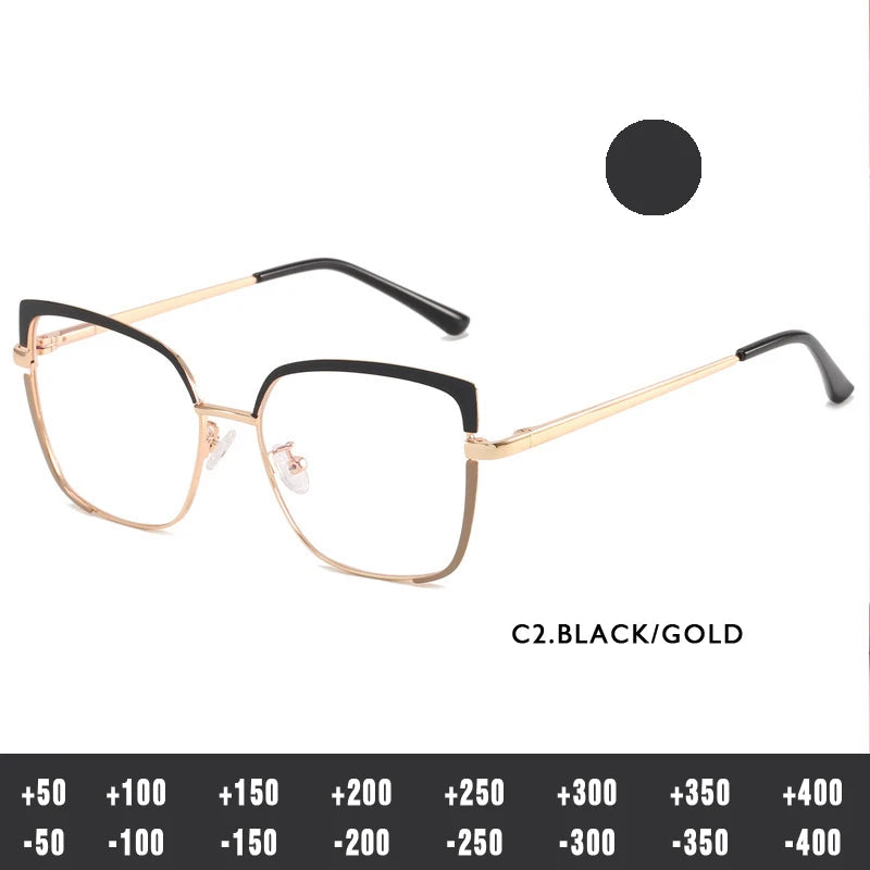 O-Q CLUB Women's Grade Glasses Anti Blue Light Lenses Woman's Eyeglasses Lunettes Myopia Reading Glass Sunglasses Man Eyewear