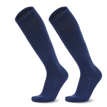 Loogdeel Football Soccer Socks Breathable Sports Rugby Stockings Over Knee High Volleyball Baseball Kids Adults Long Socks