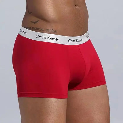 Mens Boxer Shorts - 5 Pack Breathable Soft Underwear Classic Black