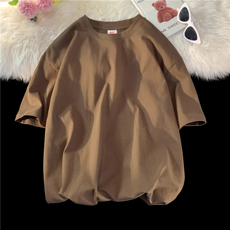 LEGIBLE 2025 Summer Men's T Shirt Casual Loose Cotton Short Sleeve T-Shirt Mens Top Tee shirt Men