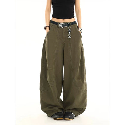 Vintage Baggy High Waist Jeans Women Y2K Wide Leg Oversized Harajuku Popular Fashion 2026 Summer Streetwear Jeans Pants
