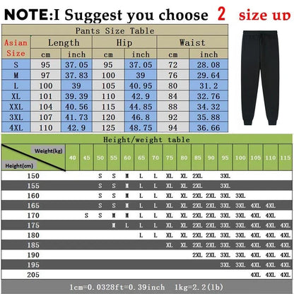 New style printed sport pants suitable for both men and women, luxurious long-distance running pants, casual fitness pants