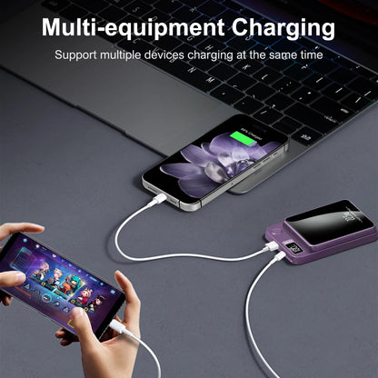 10000mAh Magnetic Wireless Power Bank PD22.5W Fast Charging Portable External Battery Adapter For Magsafe iPhone Huawei Samsung